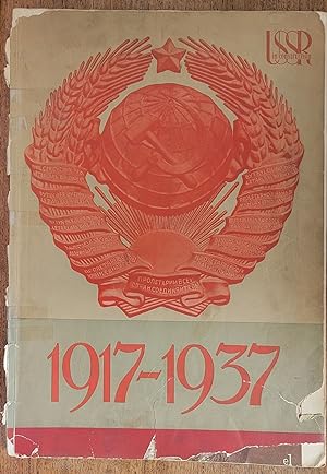 USSR in Construction 1917-1937 #9-10-11-12 The Stalin Copnstitution XX Great Years of The October...
