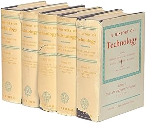 Bild des Verkufers fr A History of Technology [complete in five volumes] zum Verkauf von Between the Covers-Rare Books, Inc. ABAA