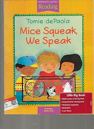 Imagen del vendedor de Grade K Mice Squeak, We Speak (Houghton Mifflin Reading: The Nation's Choice) a la venta por TuosistBook