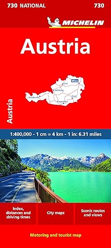 Bild des Verkufers fr Michelin Austria Road and Tourist Map zum Verkauf von moluna