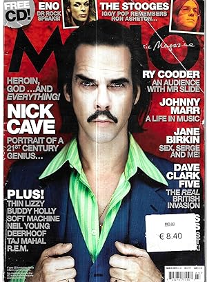 Mojo Magazine, March 2009 . Nick Cave . Johnny Marr . Jane Birkin . Ry Cooder.