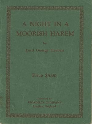 Image du vendeur pour A NIGHT IN A MOORISH HAREM by Lord George Herbert[.] Price $5.00 mis en vente par Currey, L.W. Inc. ABAA/ILAB