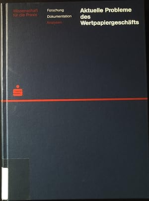 Bild des Verkufers fr Mglichkeiten und Risiken von Floatern - in: Aktuelle Probleme des Wertpapiergeschfts. Wissenschaft fr die Praxis / 3 / Analysen ; Bd. 6. zum Verkauf von books4less (Versandantiquariat Petra Gros GmbH & Co. KG)