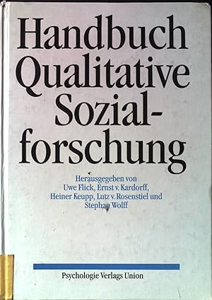 Imagen del vendedor de Handbuch qualitative Sozialforschung : Grundlagen, Konzepte, Methoden und Anwendungen. a la venta por books4less (Versandantiquariat Petra Gros GmbH & Co. KG)