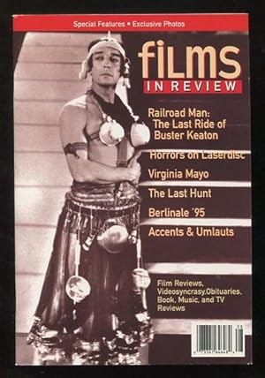Seller image for Films in Review - July/August 1995 [cover: Buster Keaton] for sale by ReadInk, ABAA/IOBA