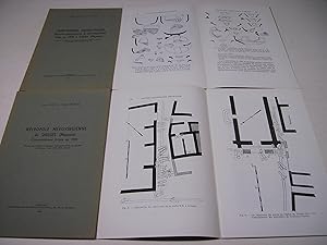 Bild des Verkufers fr I. Constatations Archologiques (poques Gallo-Romaine et Mrovingiennes) faites en 1957  Jublains (Mayenne). II. Ncropole Mrovingienne de Saulges (Mayenne). Constatations faites en 1958. Deux plaquettes de Robert Boissel et Ren Diehl. zum Verkauf von Bookinerie