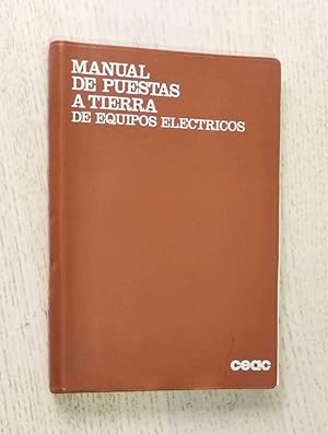 MANUAL DE PUESTAS A TIERRA DE EQUIPOS ELÉCTRICOS