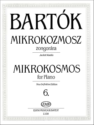 Bild des Verkufers fr Bla Bartk Mikrokosmos for piano 6 Piano zum Verkauf von moluna