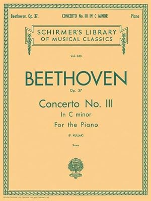 Bild des Verkufers fr Concerto No. 3 in C Minor, Op. 37 (2-Piano Score) : Schirmer Library of Classics Volume 623 National Federation of Music Clubs 2014-2016 Piano Duet zum Verkauf von AHA-BUCH GmbH