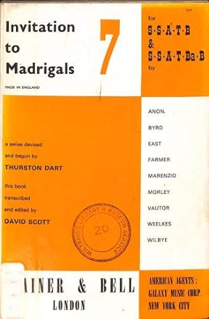 Immagine del venditore per Invitation To Madrigals: Book 7 venduto da WeBuyBooks