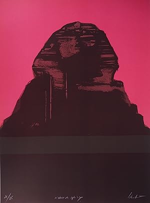 Seller image for Claude HASTAIRE : Egypte, Le Sphinx (1er tat), Lithographie originale signe for sale by Artfever