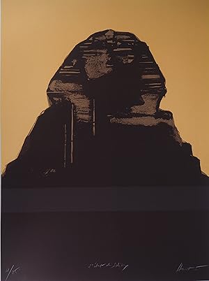 Seller image for Claude HASTAIRE : Egypte, Le Sphinx (2me tat), Lithographie originale signe for sale by Artfever