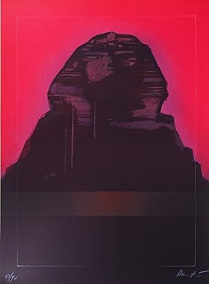 Seller image for Claude HASTAIRE : Egypte, Le Sphinx Kheops, Lithographie originale signe for sale by Artfever