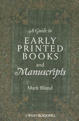 Bild des Verkufers fr A Guide to Early Printed Books and Manuscripts (Paperback or Softback) zum Verkauf von BargainBookStores