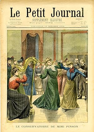 "LE PETIT JOURNAL N°621 du 12/10/1902" LE CONSERVATOIRE DE MIMI PINSON / UN MARIAGE MOUVEMENTÉ