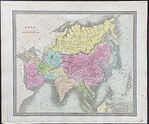 Image du vendeur pour Map of Asia mis en vente par Trillium Antique Prints & Rare Books