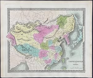 Image du vendeur pour Map of Chinese Empire mis en vente par Trillium Antique Prints & Rare Books