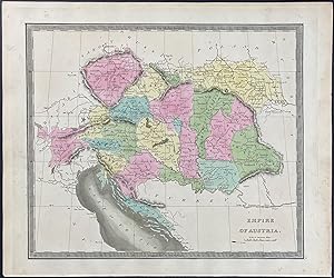 Image du vendeur pour Map of Austrian Empire mis en vente par Trillium Antique Prints & Rare Books