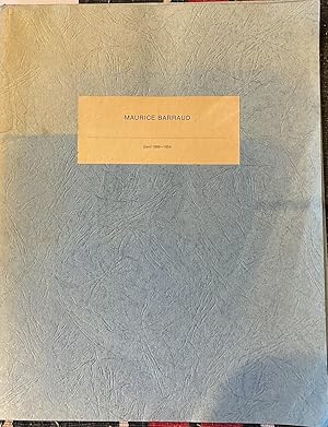 Seller image for Maurice Barraud Geneva 1889-1954 for sale by Elder Books