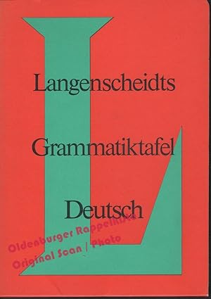 Langenscheidts Grammatiktafel Deutsch - Wendt, Heinz F.