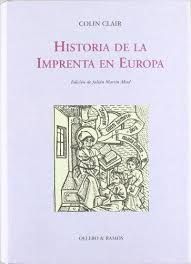 HISTORIA DE LA IMPRENTA EN EUROPA