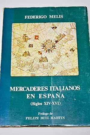 Bild des Verkufers fr MERCADERES ITALIANOS EN ESPAA (SIGLOS XIV-XVI) zum Verkauf von Antrtica