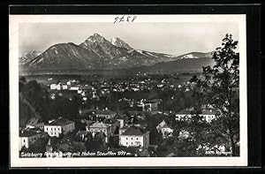 Ansichtskarte Salzburg-Riedenburg, Panorama mit Hohen Stauffen