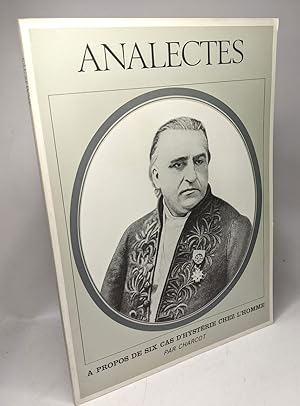 Image du vendeur pour  propos de six cas d'hystrie chez l'homme - ANALECTES (fac-simile de 1890) mis en vente par crealivres