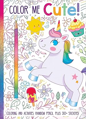 Seller image for Color Me Cute! Coloring Book with Rainbow Pencil for sale by moluna
