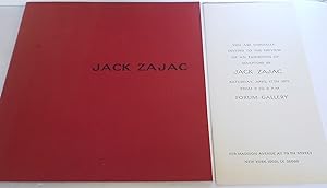 Seller image for JACK ZAJAC SCULPTURE : Works From 1956 - 1970 for sale by The Wild Muse