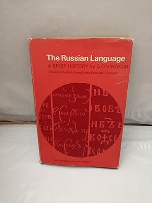 Imagen del vendedor de The Russian Language: A Brief History (First edition, Hardcover, CONTIENE SUBRAYADOS A LPIZ) a la venta por Libros Angulo