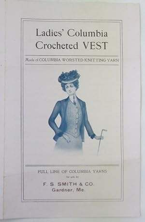 Ladies' Columbia Crocheted Vest Crochet Pattern