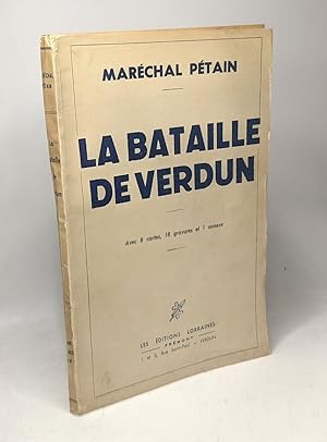 Imagen del vendedor de La bataille de Verdun - 8 cartes 18 gravures et 1 annexe a la venta por crealivres