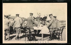 Seller image for Ansichtskarte Russisch-Japanischer Krieg, Japanische Offiziere for sale by Bartko-Reher