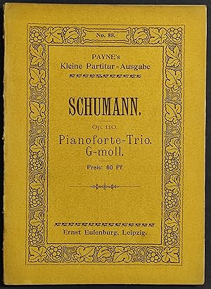 Spartito Schumann - Op.110 - Pianoforte - Trio. N.3 F-moll. - Ed. Eulenberg