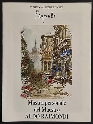 Depliant l'Acquerello - Mostra Personale del Maestro Aldo Raimondi