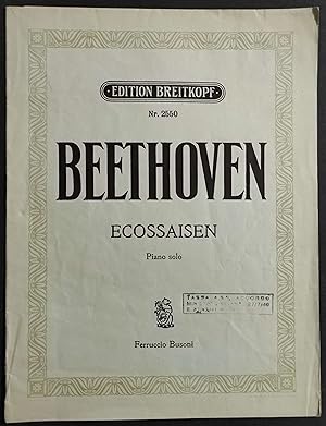 Spartito Beethoven - Ecossaisen - Piano Solo - Ed. Busoni