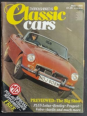 Rivista Thoroughbred & Classic Cars n.8 - Vol.13 - May 1986 + Supplemento MG