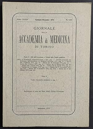 Giornale della Accademia di Medicina di Torino - n.1-12 - 1972