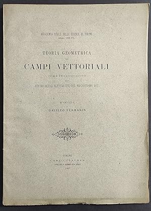 Teoria Geometrica dei Campi Vettoriali - Ed. Clausen - 1897