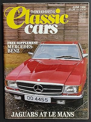 Rivista Thoroughbred & Classic Cars n.9 - Vol.13 - June 1986 + Suppl. Mercedes Benz