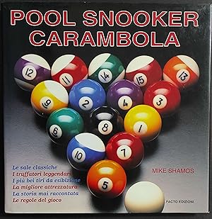 Pool Snooker Carambola - M. Shamos - Ed. Facto - 1993