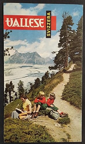 Depliant Svizzera Vallese - 1955