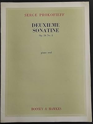 Deuxieme Sonatine Op.54 No.2 - S. Prokofieff - Ed. Boosey & Hawkes - Piano Seul