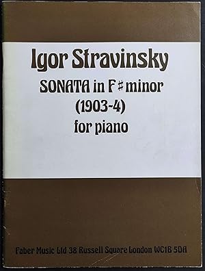 Sonata in F Minor for Piano - I. Stravinsky - Ed. Faber Music