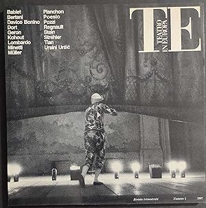 Rivista Trimestrale Teatro in Europa - n.1 - 1987