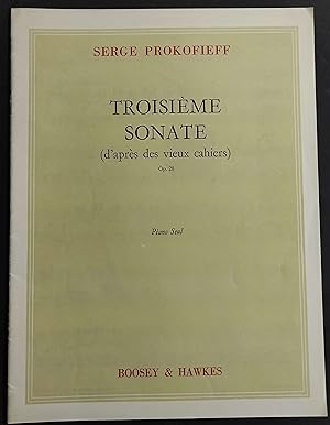 Troisieme Sonate Op.28 - S. Prokofieff - Ed. Boosey & Hawkes - Piano Seul