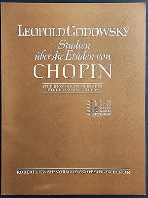 Studien Uber Die Etuden Von Chopin - Vol.IV N.31-40 - L. Godowsky