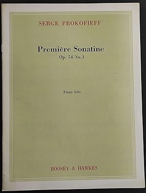 Premiere Sonatine Op.54 No.1 - S. Prokofieff - Ed. Boosey & Hawkes - Piano Solo