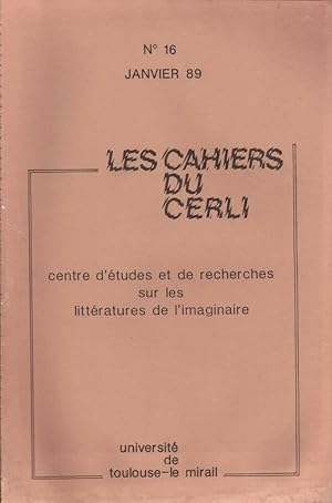 Les cahiers du CERLI n° 16